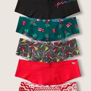 NWT Victoria’s Secret PINK 5 pack XXS NO SHOW CHEEKSTER Panties 📬SEND ANY OFFER